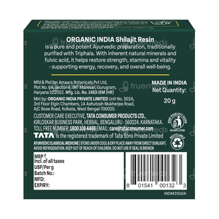 Organic India Shilajit Resin 20Gm